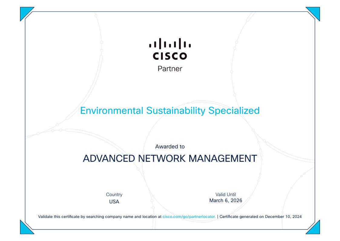 Environmental Sustainability Specialized